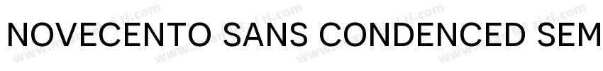 novecento sans condenced semibold字体转换